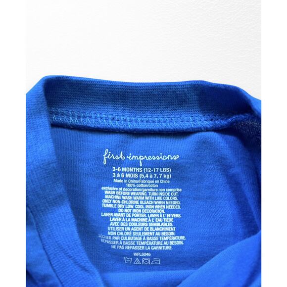 NEW First Impressions Snow Puppy Shirt, 3-6 Months - Picture 3 of 4